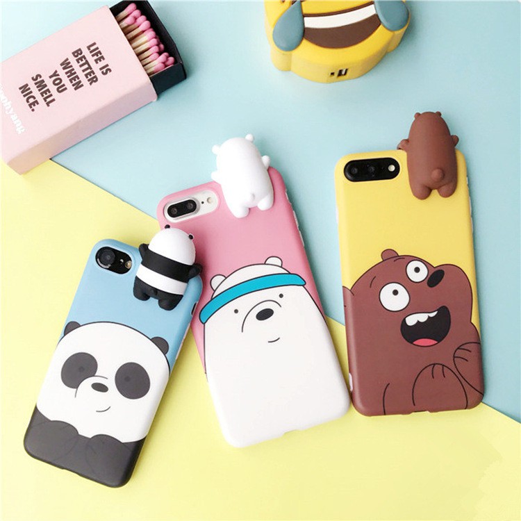 Ốp lưng iPhone 3 anh em nhà Gấu