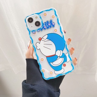 Ốp điện thoại iphone trong lượn sóng doremon 6s-6plus-6splus-7-7plus-8-8plus-xs-11-12-13-pro-max-plus-promax