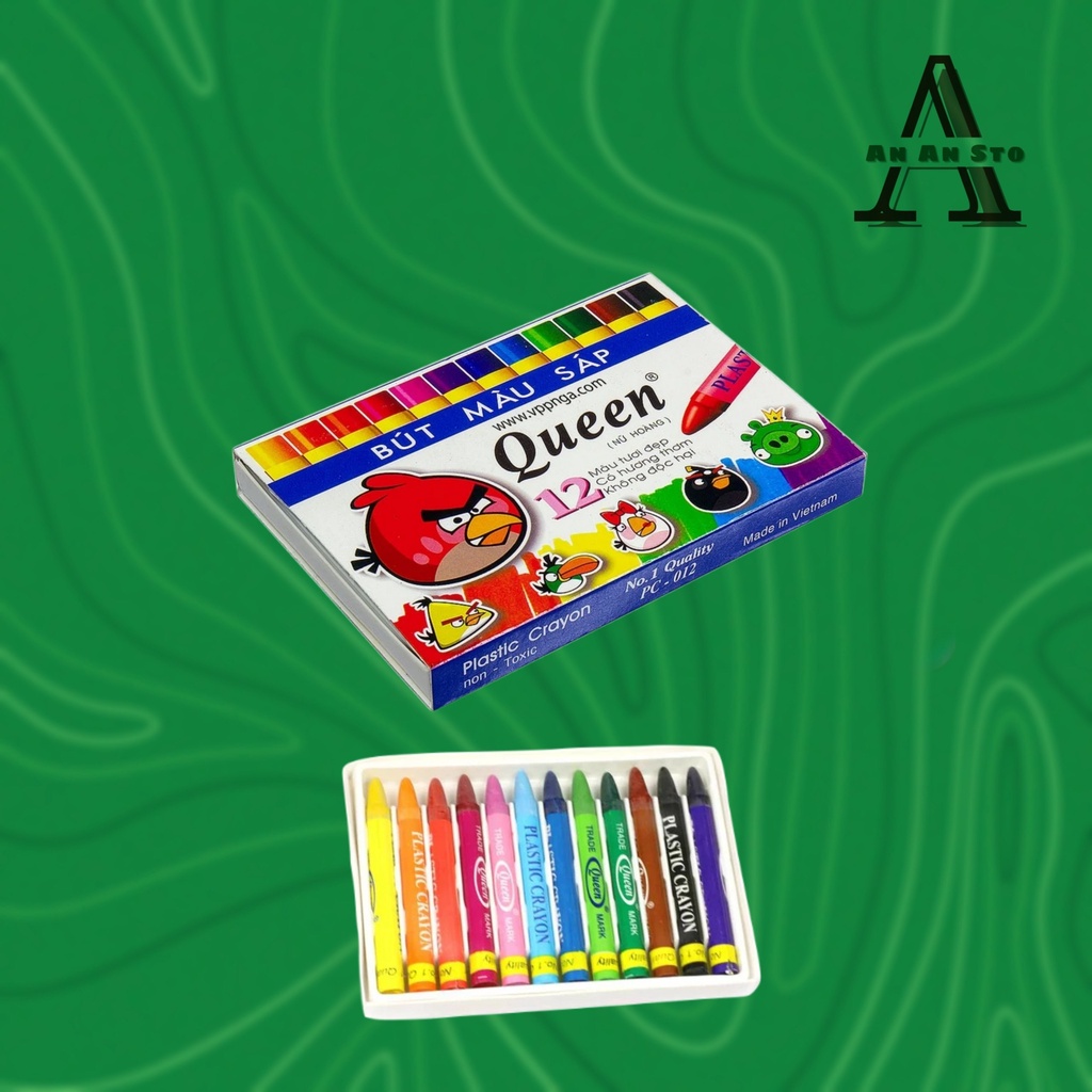 BÚT MÀU SÁP QUEEN 12 - 18 MÀU