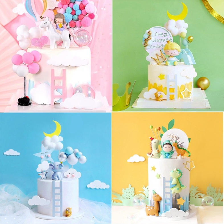 dụng cụ bánh kem [FREESHIP❤️] sét 3 thang xốp loại đẹp