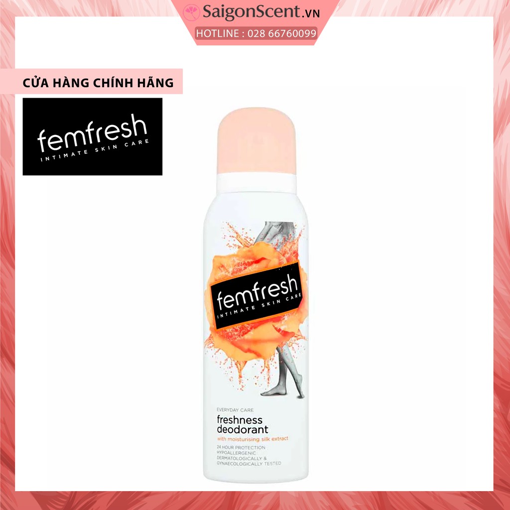 Xịt vệ sinh phụ nữ Femfresh Deodorant Spray - Freshness ( 125mL )