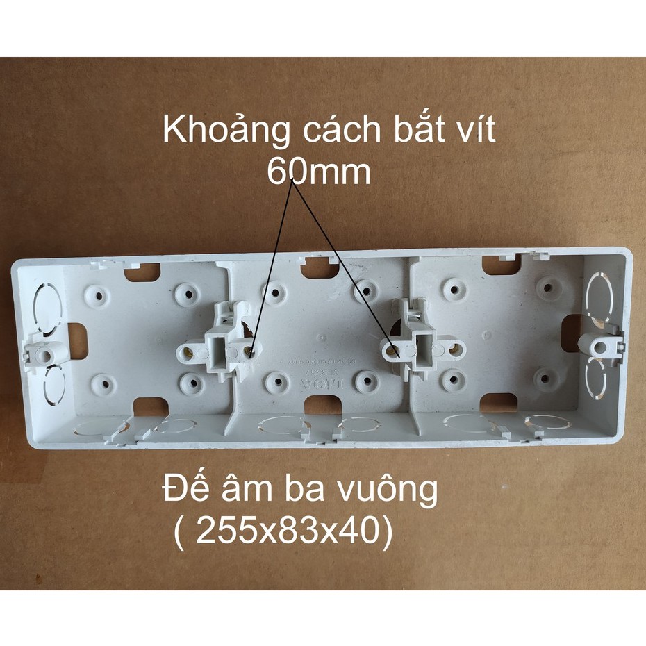 ĐẾ ÂM ( đôi, ba ) VUÔNG LiOA