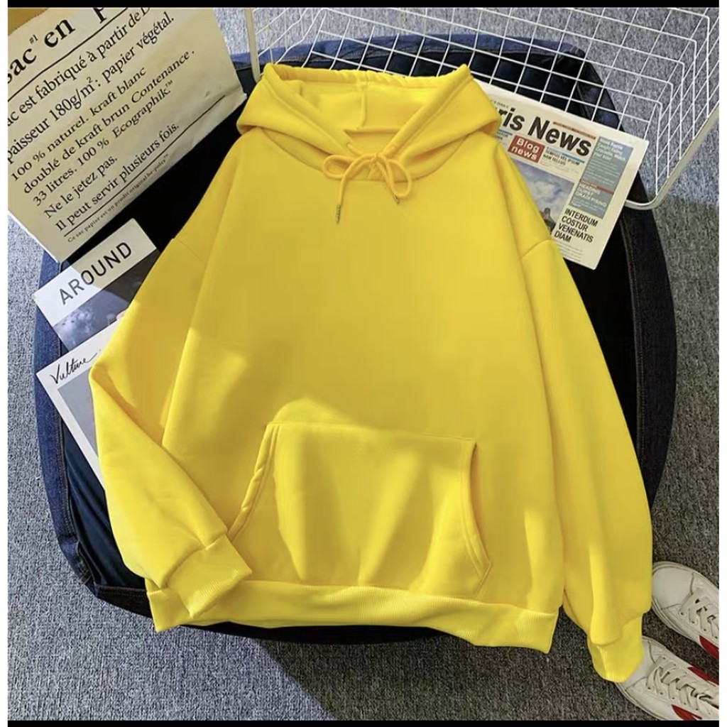 Áo khoác HOODIE nỉ trơn unisex bassic KNT01 | BigBuy360 - bigbuy360.vn