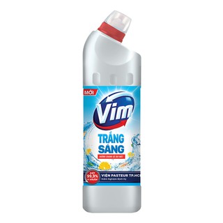 Tẩy Rửa Bồn Cầu Và Nhà Tắm Vim Trắng Sáng Hương Chanh Sả Chai 880ml