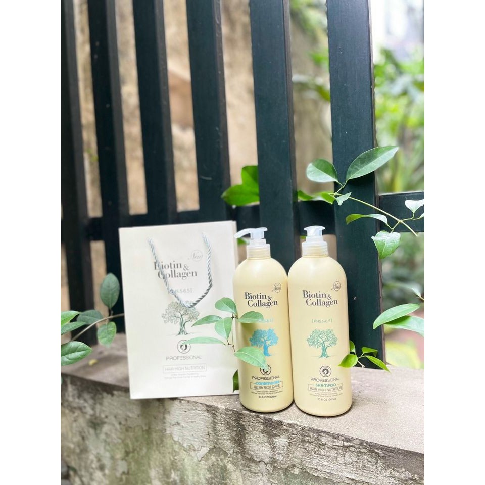 Cặp gội xả Biotin Collagen Trắng