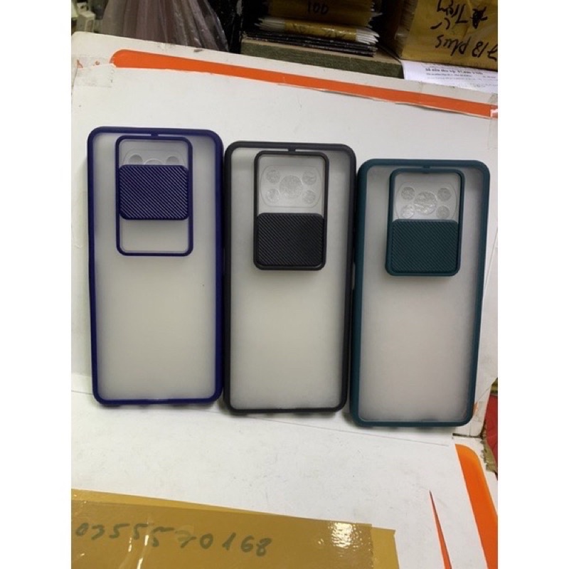 Ốp Xiaomi PoCo X3/ X3 Pro lưng nhám viền dẻo màu nút trượt bảo vệ Camera