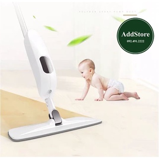 Chổi lau nhà phun sương 2in1 - cây lau nhà thông minh có bình xịt nước tự động