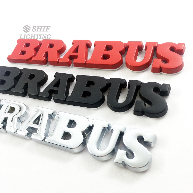 Miếng dán kim loại hình logo BRABUS cho xe Mercedes BRABUS