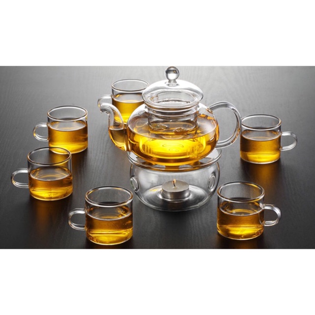 Bộ ấm trà thuỷ tinh 600ml