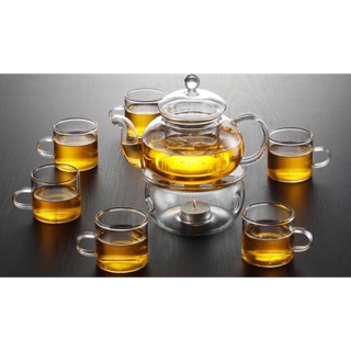 Bộ ấm trà thuỷ tinh 600ml