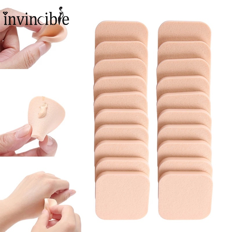Set 20 Miếng Mút Trang Điểm Hình Vuông Dùng Cho Nữ