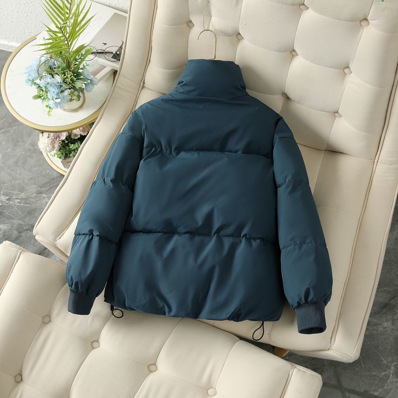 Áo phao lì không mũ dày dặn siêu ấm hàng Quảng Châu