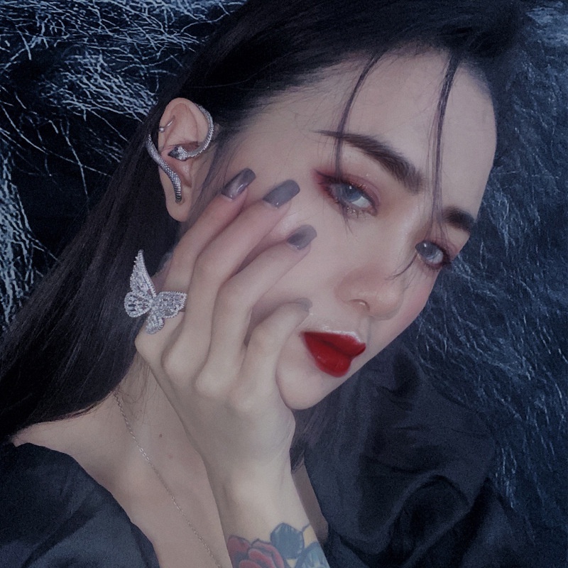 [Augustcloth | AugustJewelry] Bông tai/ Hoa tai hợp kim rắn phong cách Hàn Quốc