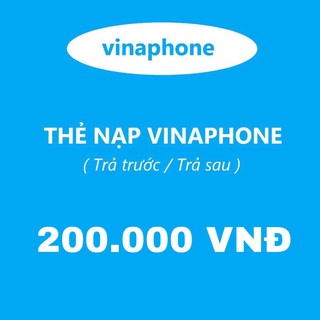 Thẻ cào vinaphone mệnh giá 200.000đ
