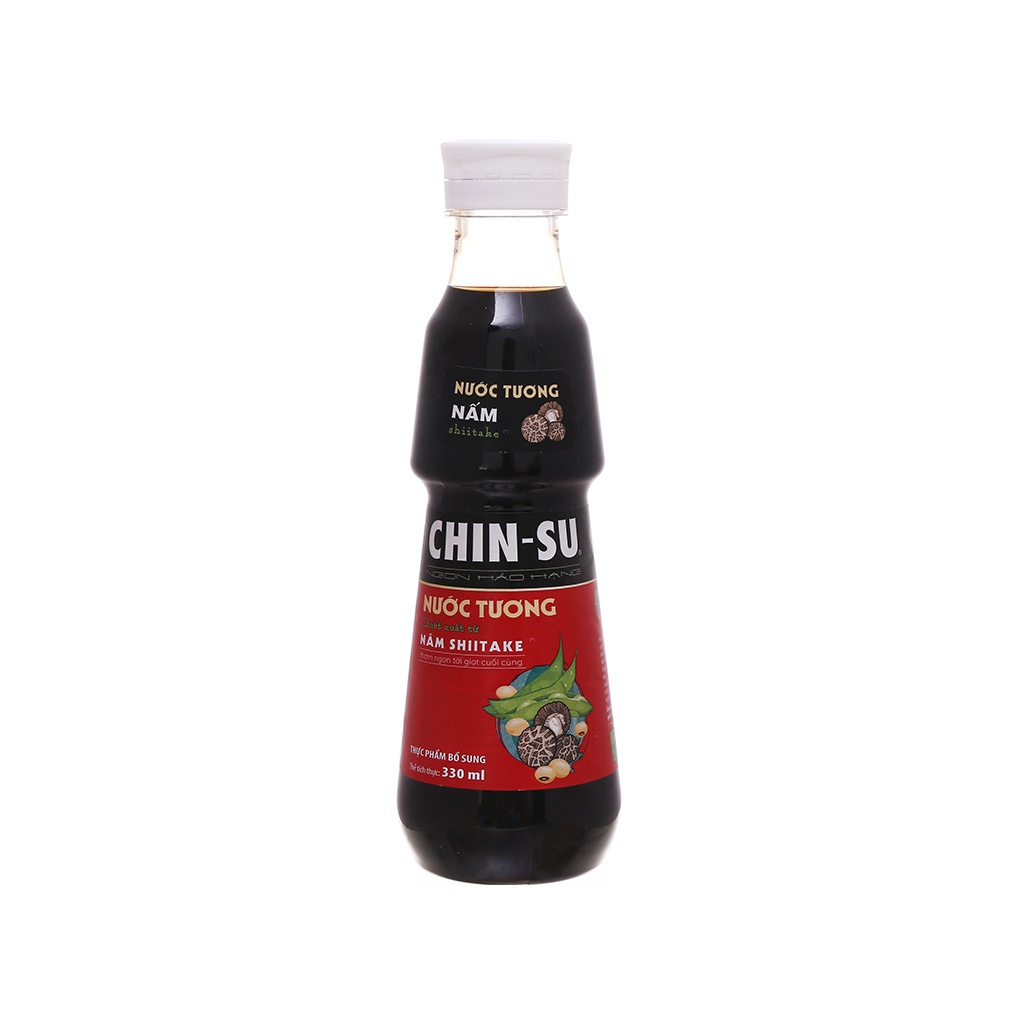 Nước tương Chinsu nấm Shiitake chai 330ml