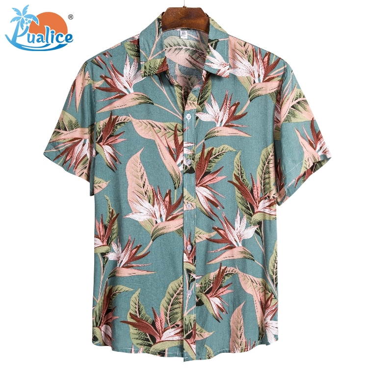 Short Sleeve Printable Shirt Hawaii 2020 Men's Fashion Blouse Floral Short Sleeve Blouse Shirt Men Short Sleeve Shirt343 | BigBuy360 - bigbuy360.vn