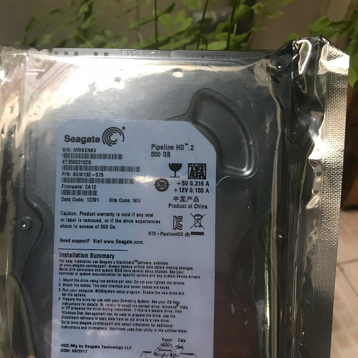 Ổ Cứng Gắn Trong HDD 500Gb Bảo Hành 36 Tháng