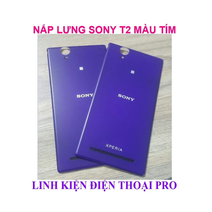 NẮP LƯNG SONY T2 MÀU TÍM
