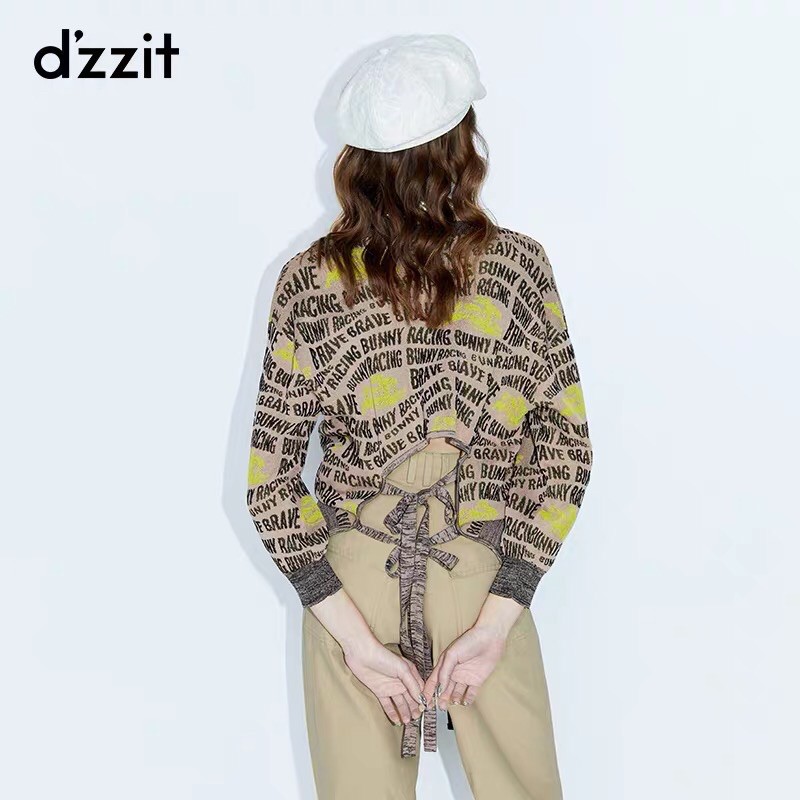 Áo len hoạ tiết Dzzit