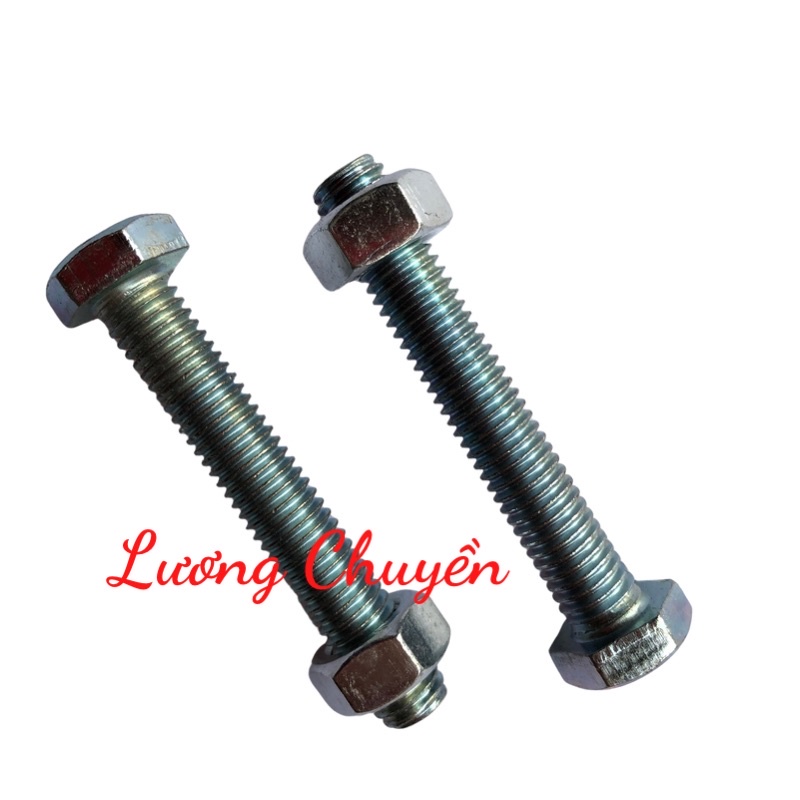 Bu lông lục giác – bulong con tán 8mm chiều dài 2cm, 5cm, 10cm