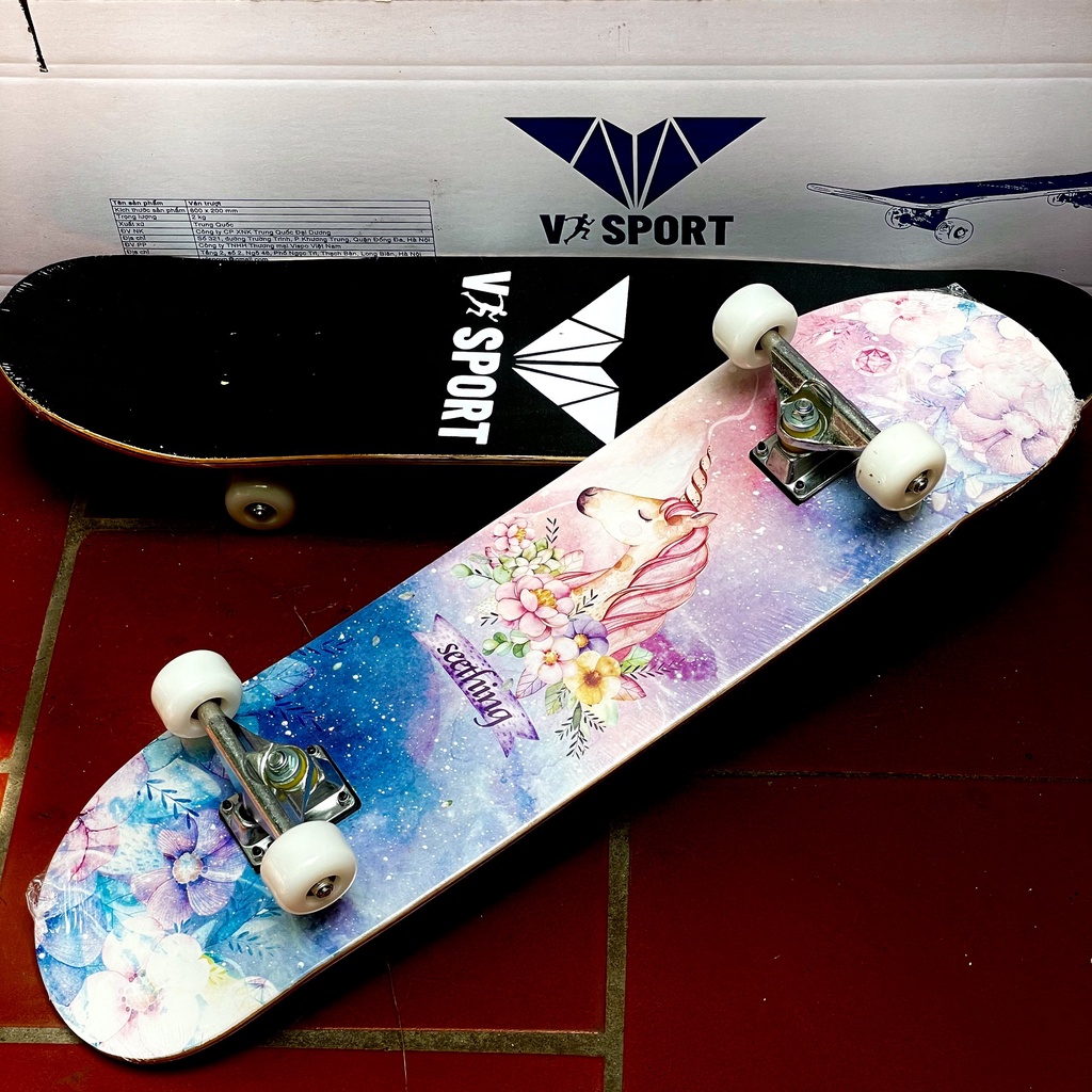 Ván Trượt Thể Thao Skateboard  Mặt Nhám Cao Cấp NEW 2021 - Gỗ Ếp 7 Lớp