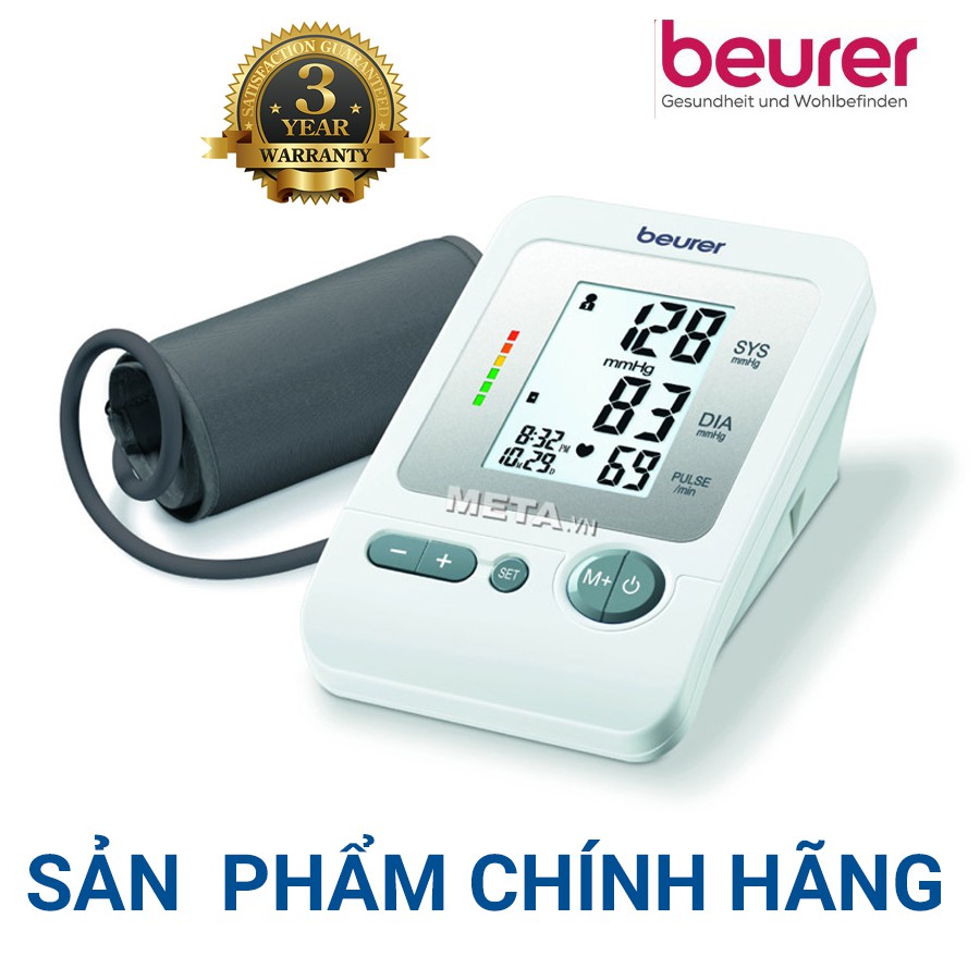 Máy đo huyết áp bắp tay Beurer BM26 - Sản Xuất Tại Đức , Bảo Hành 3 Năm