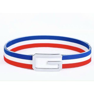 Thắt lưng golf nam nữ, mạt khóa hình chữ G sáng bóng - chất liệu vải chun co giãn mềm mại- Golf Belts