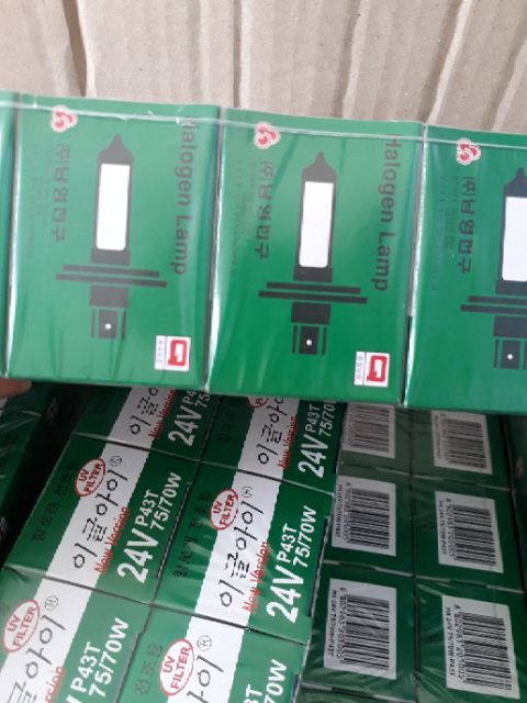 Bóng pha h4 xịn ô tô xe máy korea. 12v 24v