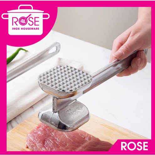 Búa 2 đầu bằng hợp kim nhôm dùng đập thịt bò chuyên dụng, thịt heo cỡ lớn cao cấp - dụng cụ bếp