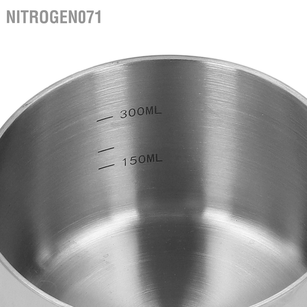 Nitrogen071 Nồi sữa nóng bằng thép không gỉ đun chảy sô cô la có đường sôi  bơ phô mai với vòi rót kép