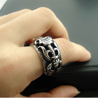 Nhẫn chrome heart cây kiếm