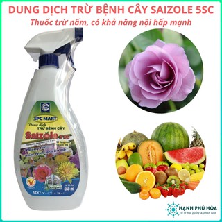 Dung Dịch Trừ Bệnh Cây Saizole 5SC -Cây cảnh- hoa -Thuốc trừ nấm -nhanh và kéo dài- phòng trừ bệnh cao