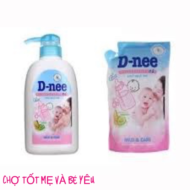 NƯỚC RỬA BÌNH SỮA DNEE 600ML DẠNG TÚI