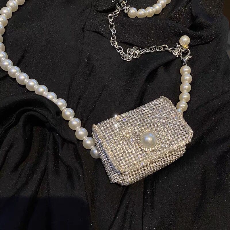 Túi Đeo Hông / Đeo Hông Đính Đá Lấp Lánh Thời Trang Sang Trọng Cho Nữ