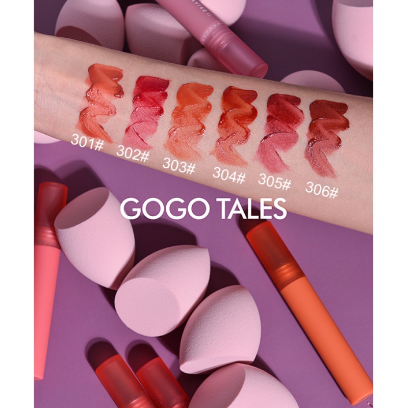 [ GoGo Tales 306 ] Son kem lì Gogo tales air velvet Lip Gloss GT163 nội địa Trung [ Hàng Auth - Chọn màu ] [ Có sẵn ]