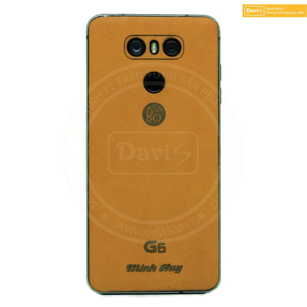 Miếng dán da dán da bò thật cao cấp cho LG G6