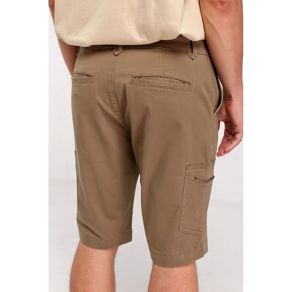 Quần shorts khaki nam co giãn có túi FSP20S007-M1