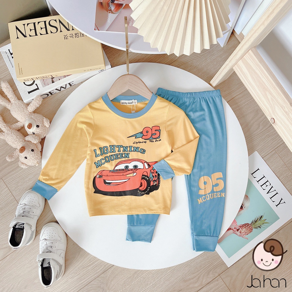Bộ Thu Đông Cho Bé   Bộ Siêu Anh Hùng Dài Tay Cho Bé Trai Bé Gái Chất Cotton Cao Cấp Siêu Co Giãn Thấm Hút