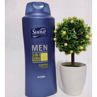 Sữa tắm suave men 3in1 usa chai 828ml - mạnh mẽ cuốn hút cho nam giới