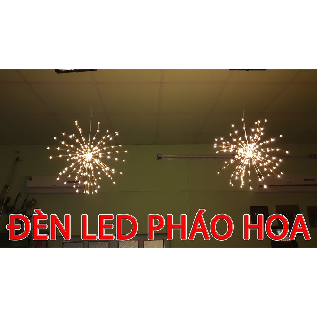 Đèn led pháo hoa 8 chế độ ánh sáng, đèn trang trí cây cảnh ngày tết, trang trí trong nhà