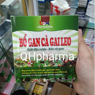 Bổ gan cà gai leo hộp 60 viên giúp giải độc gan,tăng cường chức năng gan