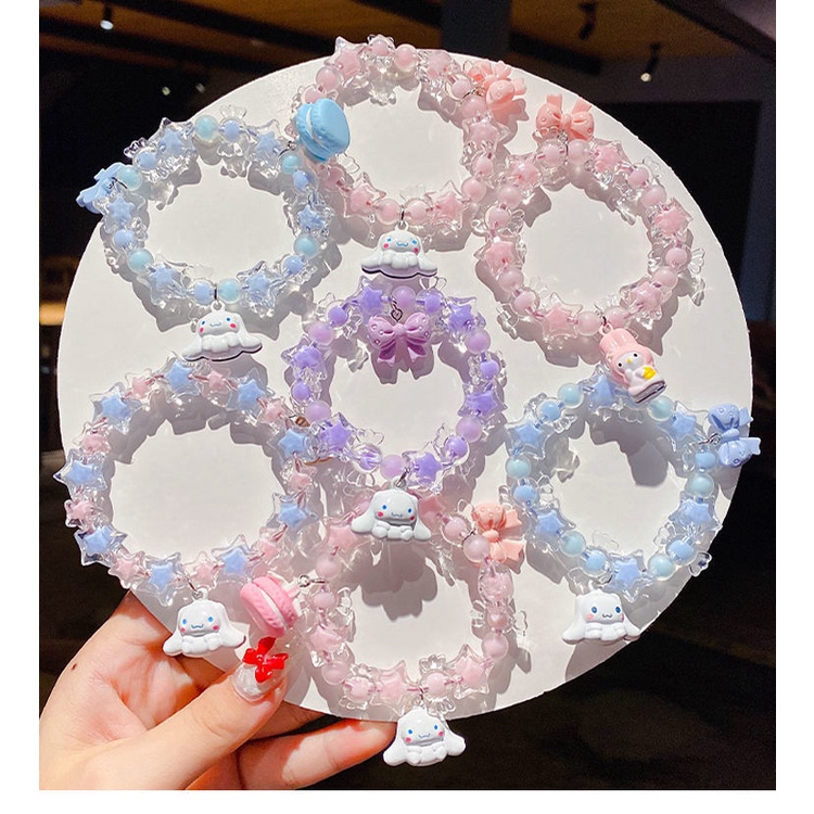 Dây Buộc Tóc Đính Hạt Pha Lê Dễ Thương Cho Bé Gái