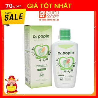 [ GIÁ TỐT NHẤT ]  Sữa tắm gội thảo dược Dr Papie 230ml dành cho bé 0 - 3 tuổi, bảo vệ da bé, giữ da luôn mềm mại, thơm m
