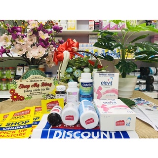 Combo bà bầu: Elevit, DHA, Canxi 130 viên, Sắt Blackmores - chuẩn Úc