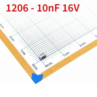 Tụ dán 103 10nf 16v 1206 smd 10%