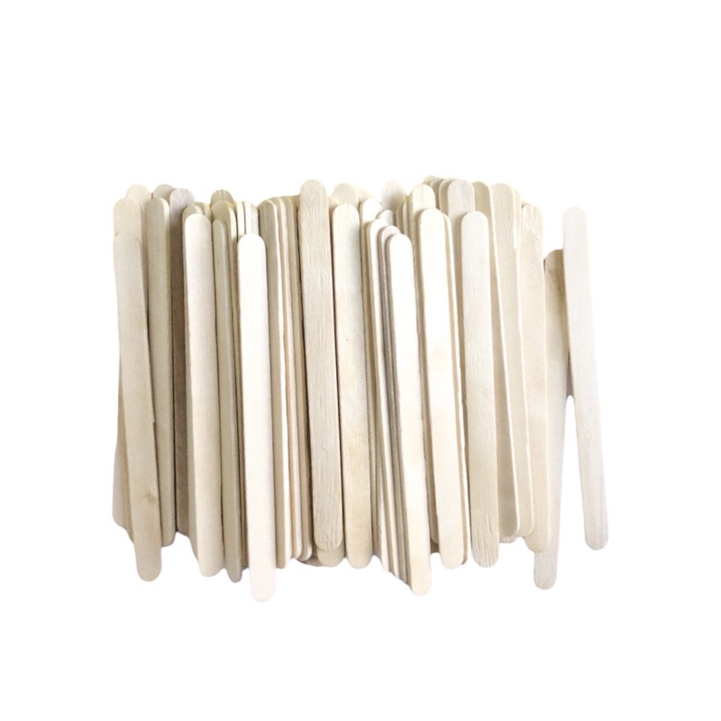 100gram que kem gỗ loại tròn, loại dẹt 1cm và 1,5cm dùng để làm kem, nguyên liệu handmade