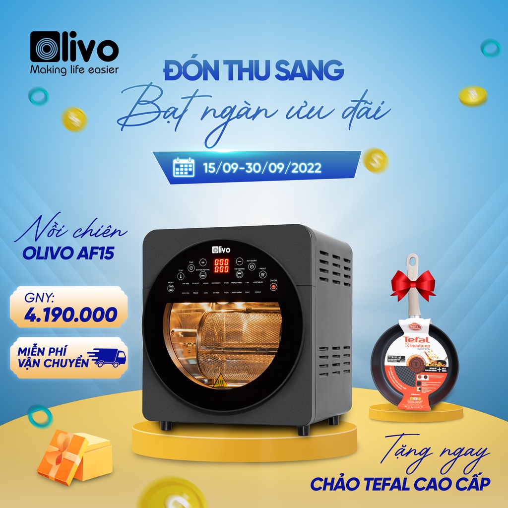16 Chức Năng - Dung Tích 15L - Công Suất 2000W HT