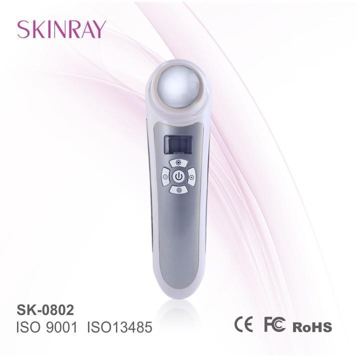 Búa Điện Di Nóng Lạnh Đẩy Tinh Chất Chăm Sóc Da Massage Mặt Công Nghệ ION Cool & WARM SK-0802