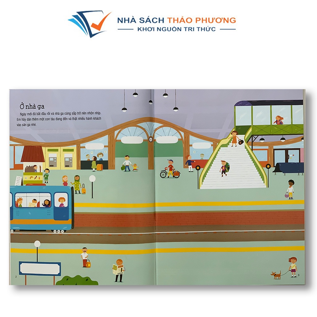 Sách - First sticker book - Sách dán hình đầu đời cho bé nhiều chủ đề (Lẻ cuốn)