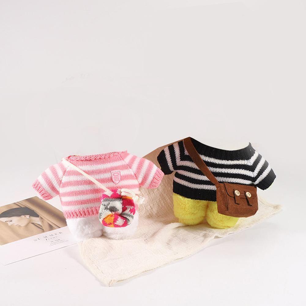 LILYES Doll Accessories LaLafanfan Clothes Children's Toys Yellow Duck Clothes Ducks Doll Clothes 30cm Detachable Animal Dolls Mini Ducks Lalafanfan Ducks Plush Toy Plush Doll Clothes